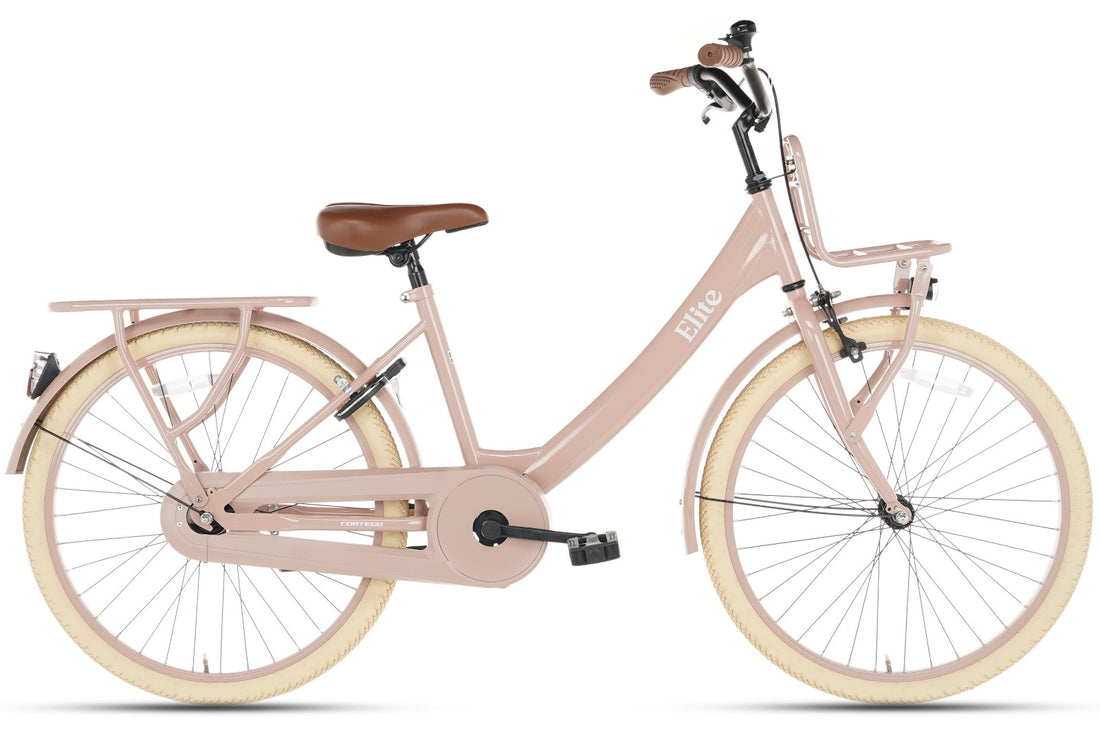 Elite Mädchenfahrrad 24 Zoll Lachs