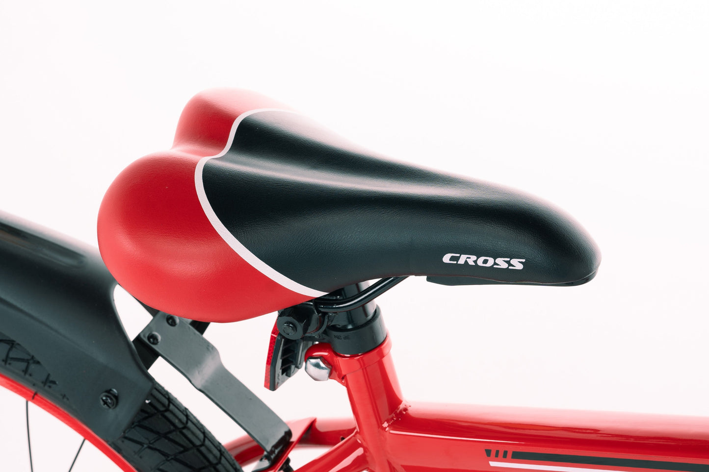 BMX Cross Jungenfahrrad Rot 18 Zoll