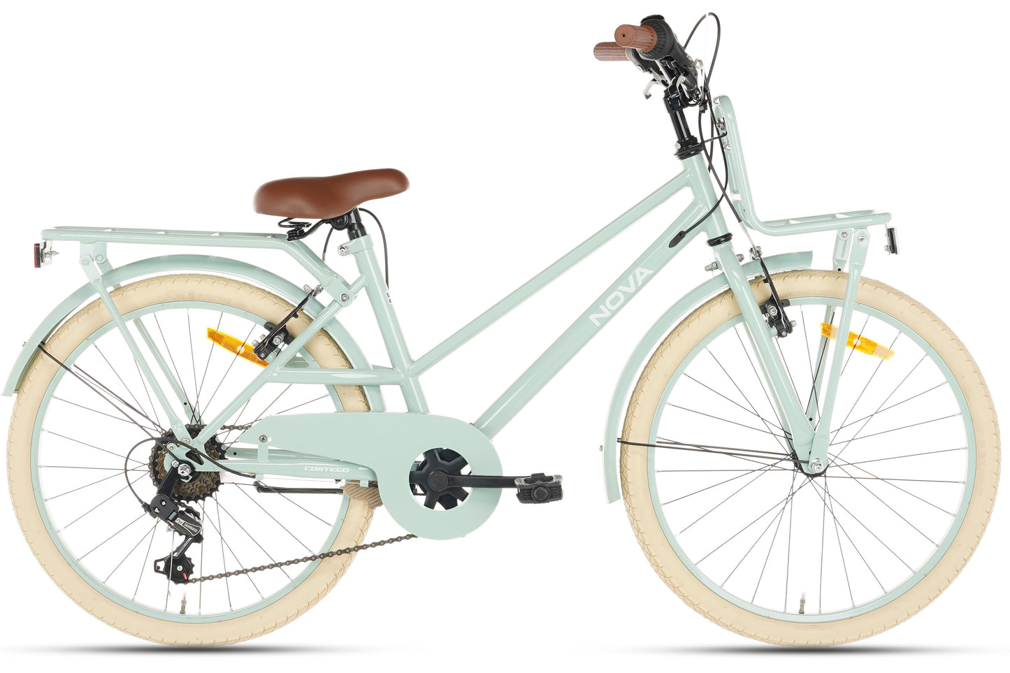 Nova Mädchenfahrrad 22 Zoll - 7 Gänge - Grün