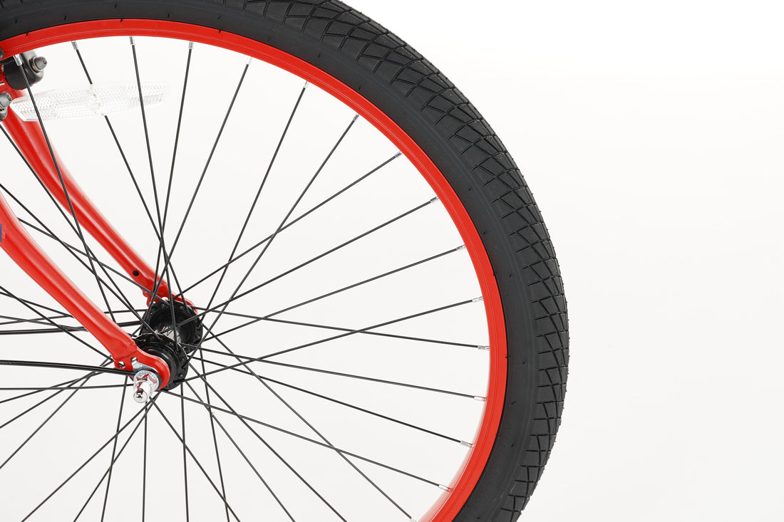 Rebel Jungenfahrrad 22 Zoll Rot - 6 Gänge