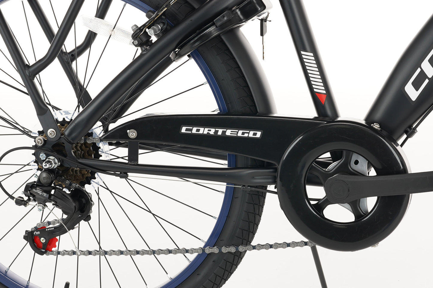 Rebel Jungenfahrrad 22 Zoll Blau - 6 Gänge