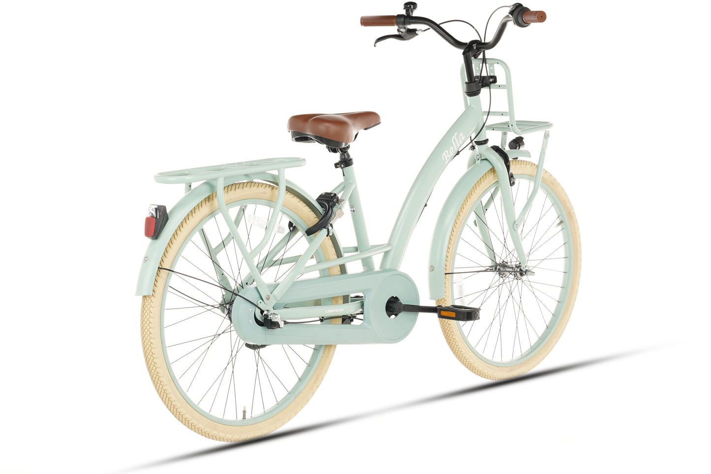Bella Mädchenfahrrad 24 Zoll 3 Gänge - Grün