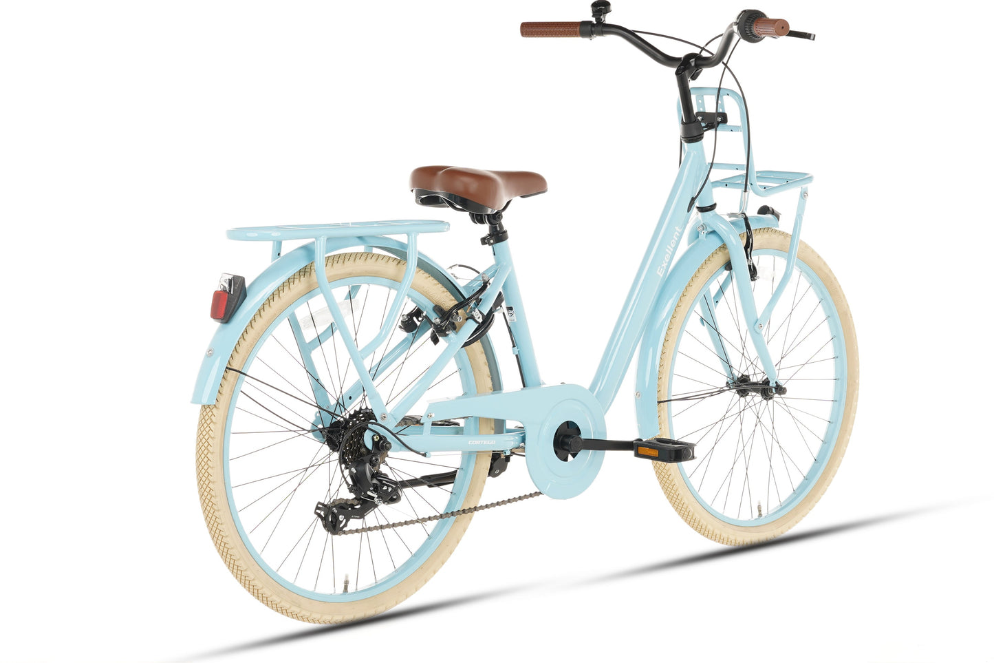 Excellent Mädchenfahrrad 24 Zoll - 7 Gänge - Blau