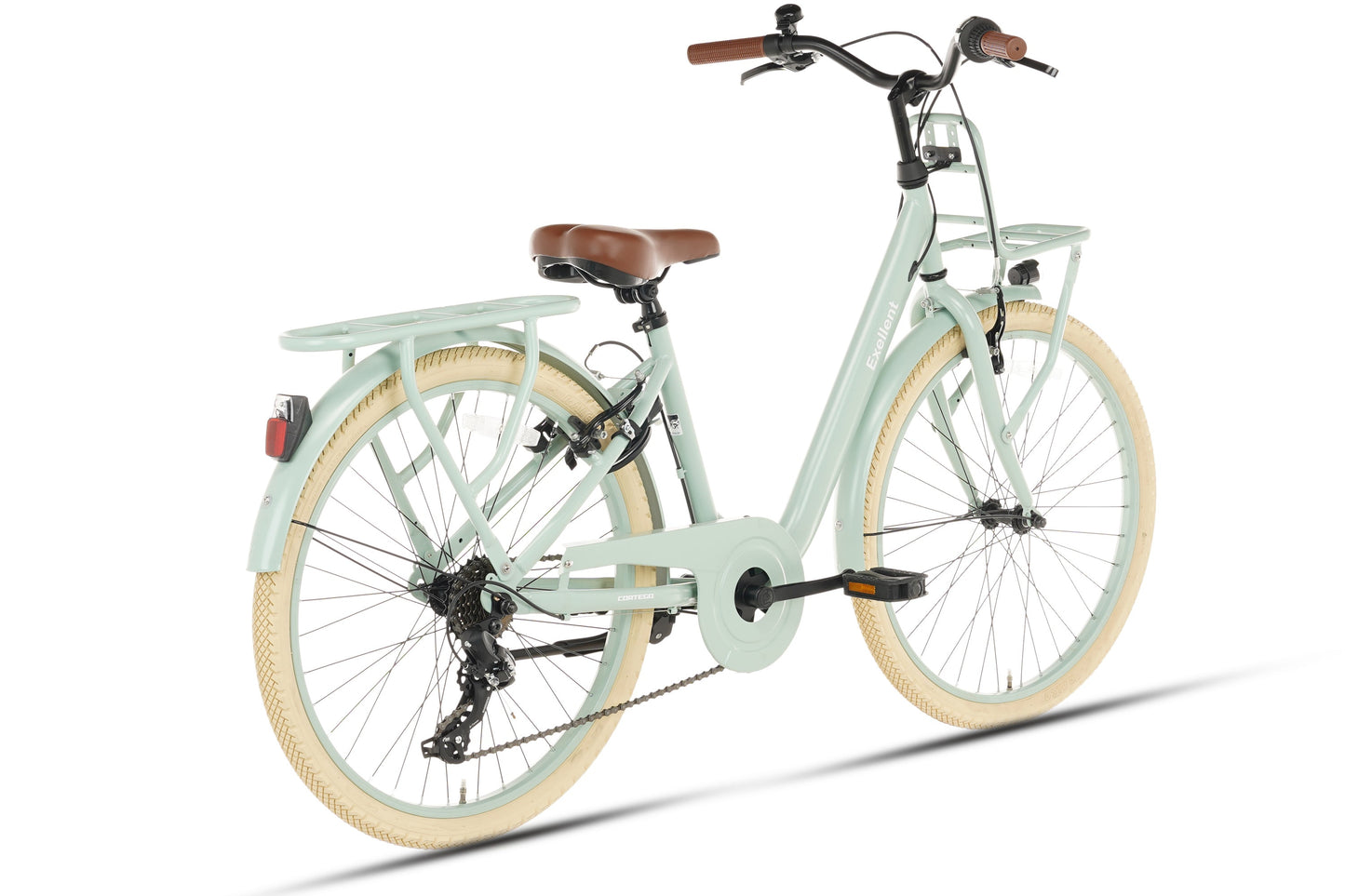 Excellent Mädchenfahrrad 24 Zoll - 7 Gänge - Grün
