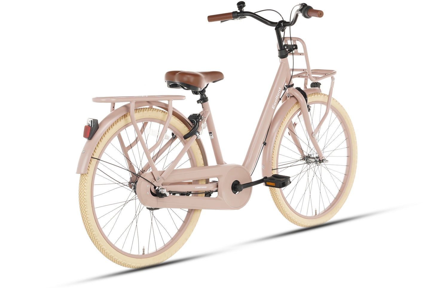 Excellent Mädchenfahrrad 24 Zoll 3 Gänge - Lachs