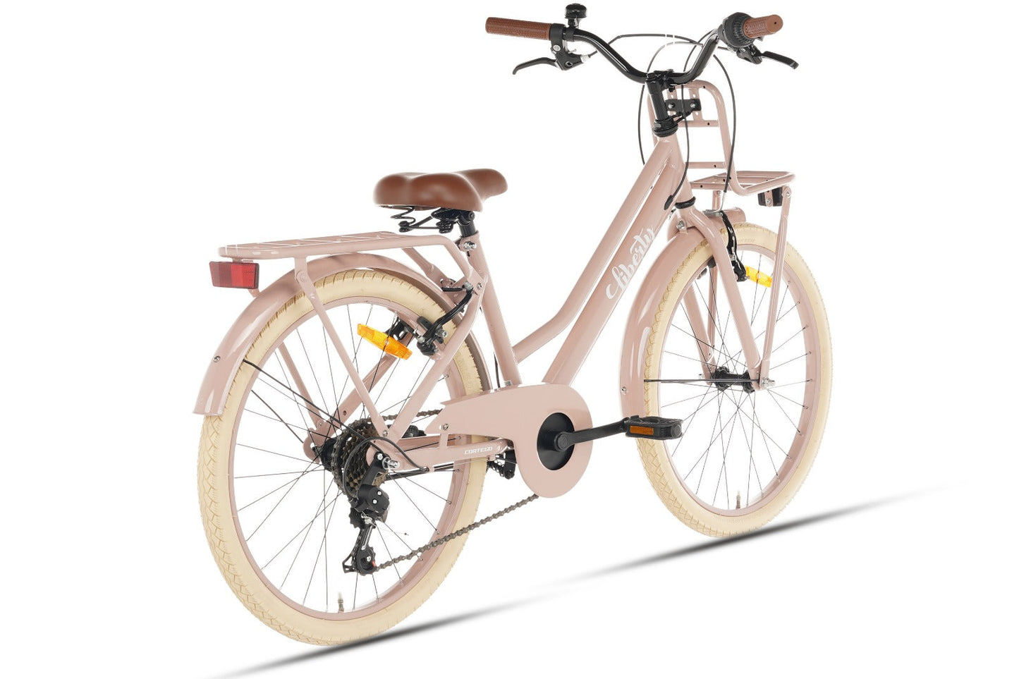 Liberty D7 Mädchenfahrrad 22 Zoll - 7 Gänge - Lachs