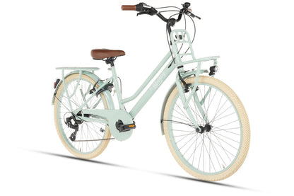 Liberty D7 Girls' Bicycle 24 inch - 7 Gears - Green 