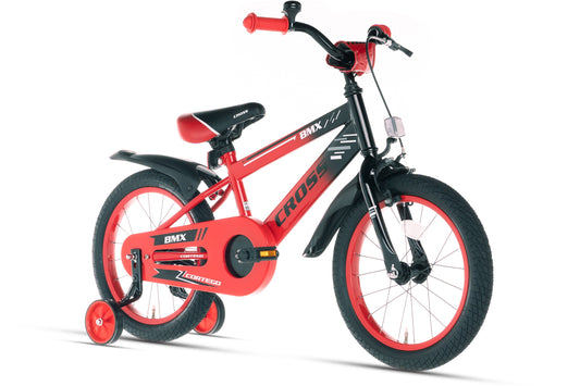BMX Cross Boys Bike Red 16 Inch