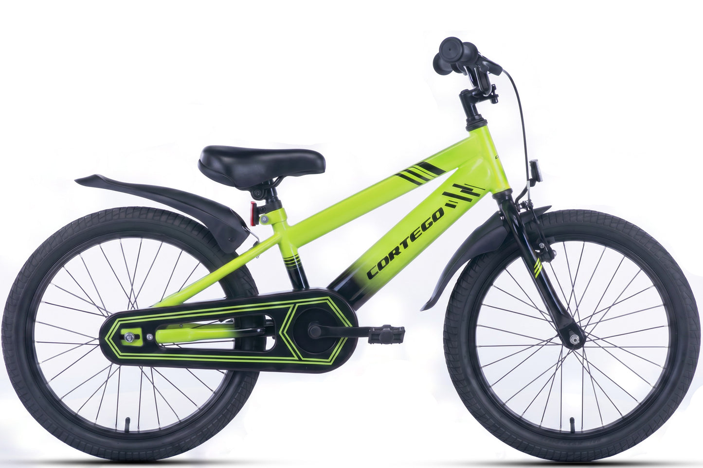BMX Cross Jungenfahrrad Grün 18 Zoll