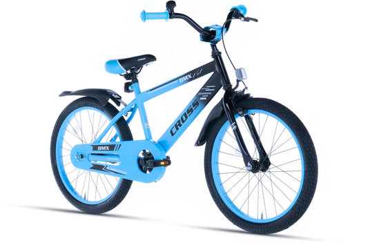 BMX Cross Boys Bike Blue 22 inch