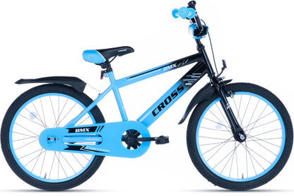 BMX Cross Boys Bike Blue 22 inch