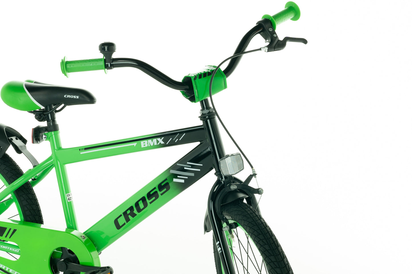 BMX Cross Jungenfahrrad Grün 20 Zoll