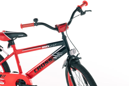 BMX Cross Jungenfahrrad Rot 22 Zoll