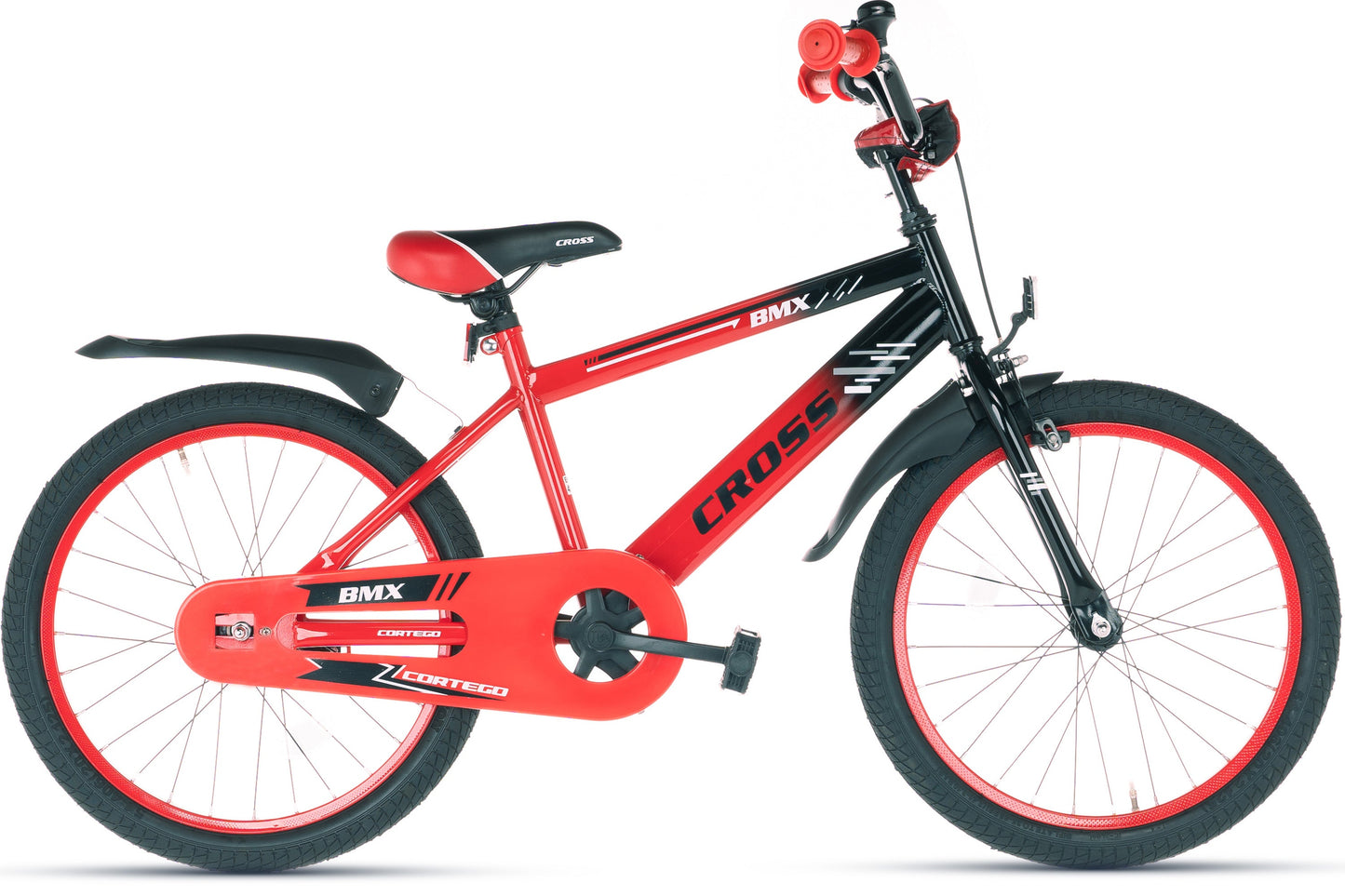 BMX Cross Boys Bike Red 20 Inch