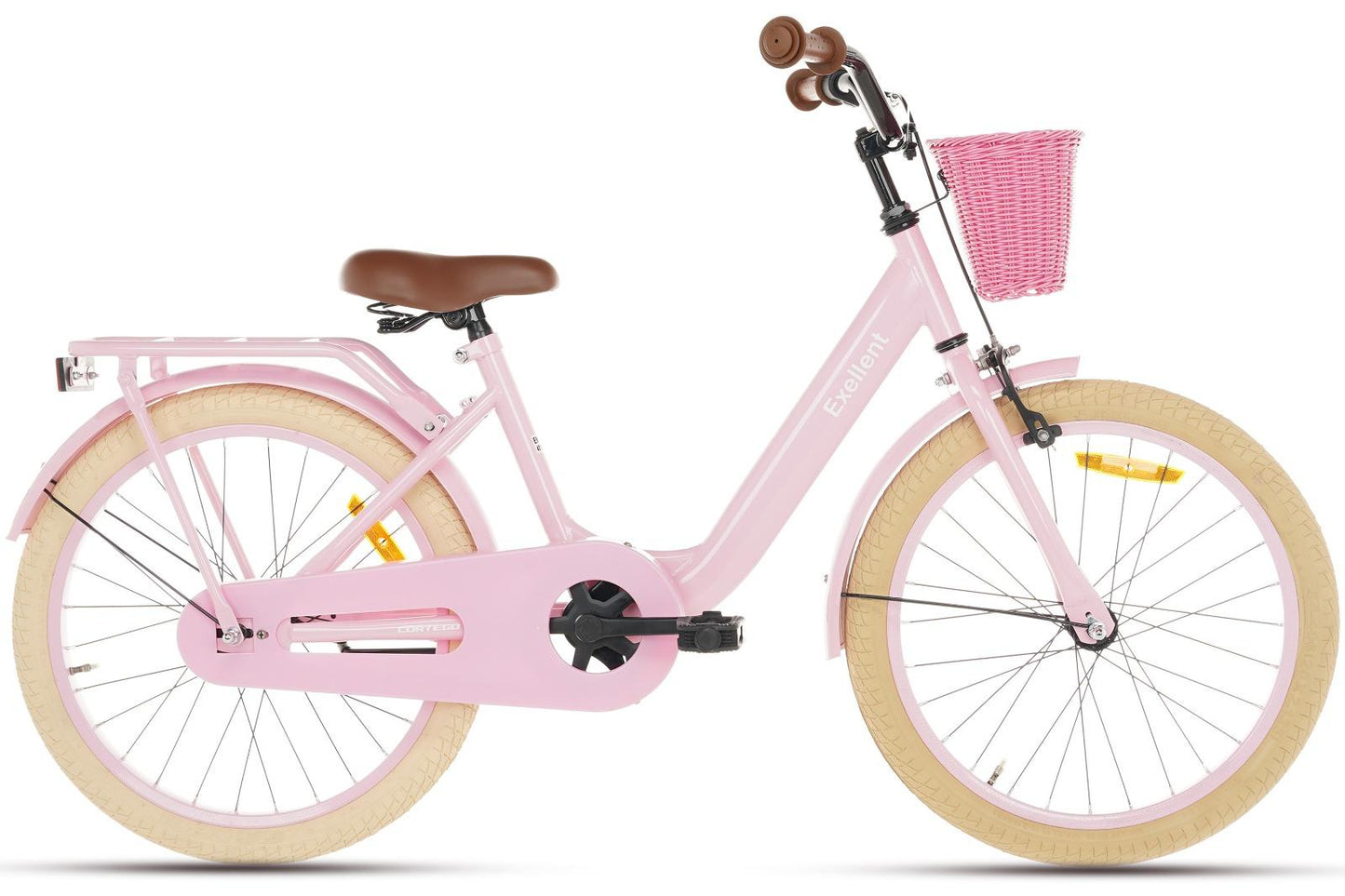 Excellent Girls' Bicycle Pink 22 inch + Basket