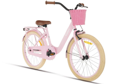Excellent Girls' Bicycle Pink 22 inch + Basket