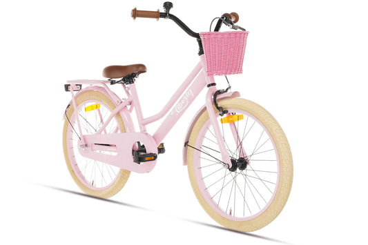 Liberty Mädchenfahrrad Pink 20 Zoll + Korb