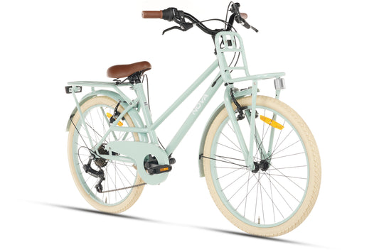 Nova Mädchenfahrrad 22 Zoll - 7 Gänge - Grün