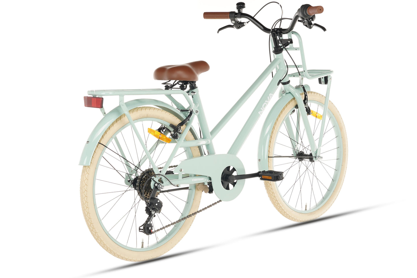 Nova Girls' Bicycle 22 inch - 7 Gears - Green