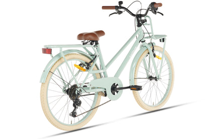 Nova Girls' Bicycle 22 inch - 7 Gears - Green