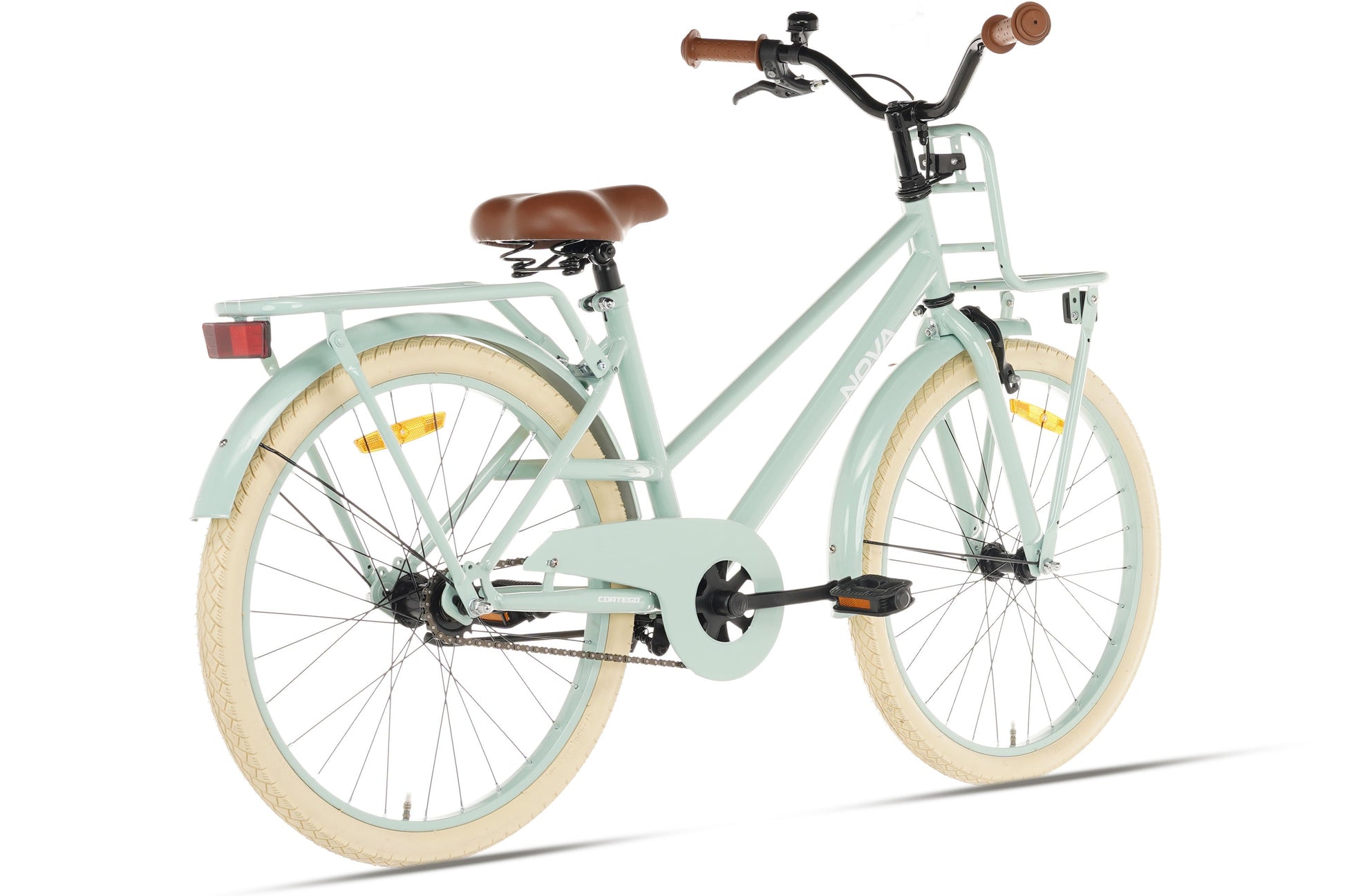 Mädchenfahrrad 22 Zoll Grün - Cortego Nova Inkl. Vorderradgepäckträger - Kinderfahrrad