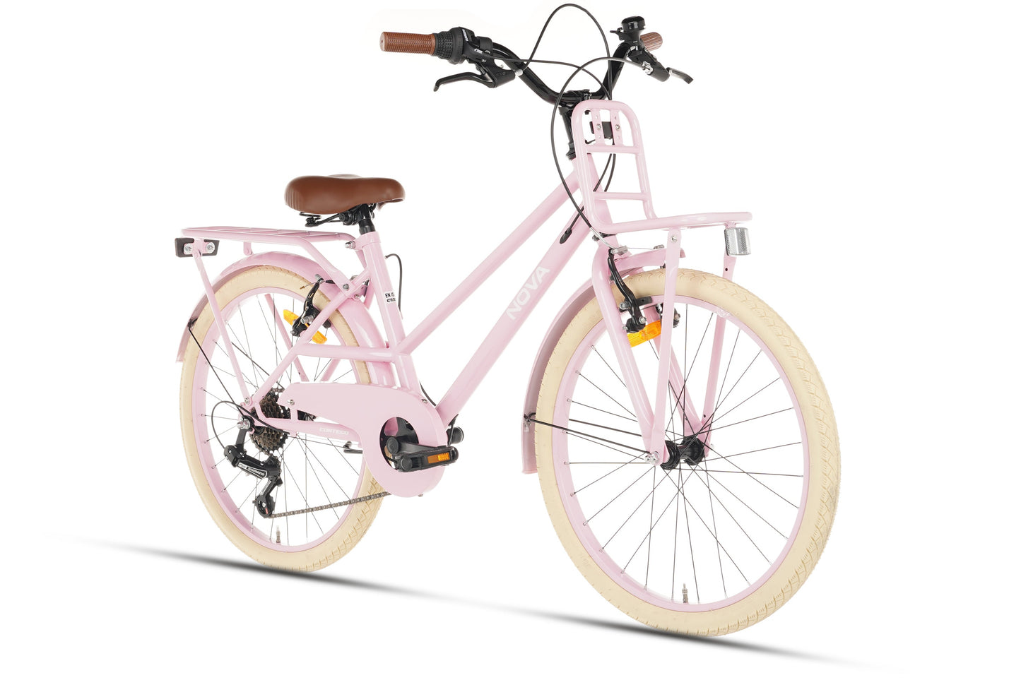 Nova Mädchenfahrrad 22 Zoll - 7 Gänge - Rosa