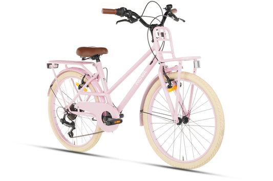 Nova Mädchenfahrrad 22 Zoll - 7 Gänge - Rosa