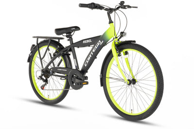 Rebel Jungenfahrrad 24 Zoll Lime - 6 Gänge
