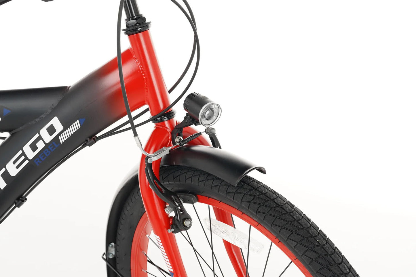 Rebel Boys' Bike 24 Inch Red - 6 Gears
