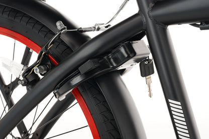 Rebel Jungenfahrrad 22 Zoll Rot - 6 Gänge