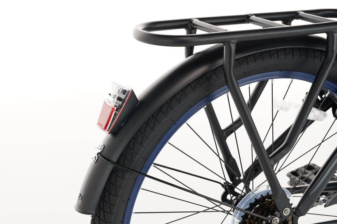 Rebel Jungenfahrrad 24 Zoll Blau - 6 Gänge