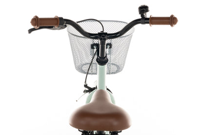 Liberty Mädchenfahrrad Grün 12 Zoll + Korb