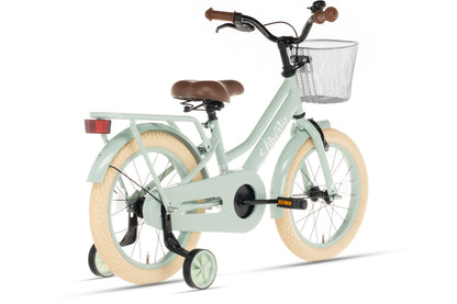 Liberty Mädchenfahrrad Grün 12 Zoll + Korb