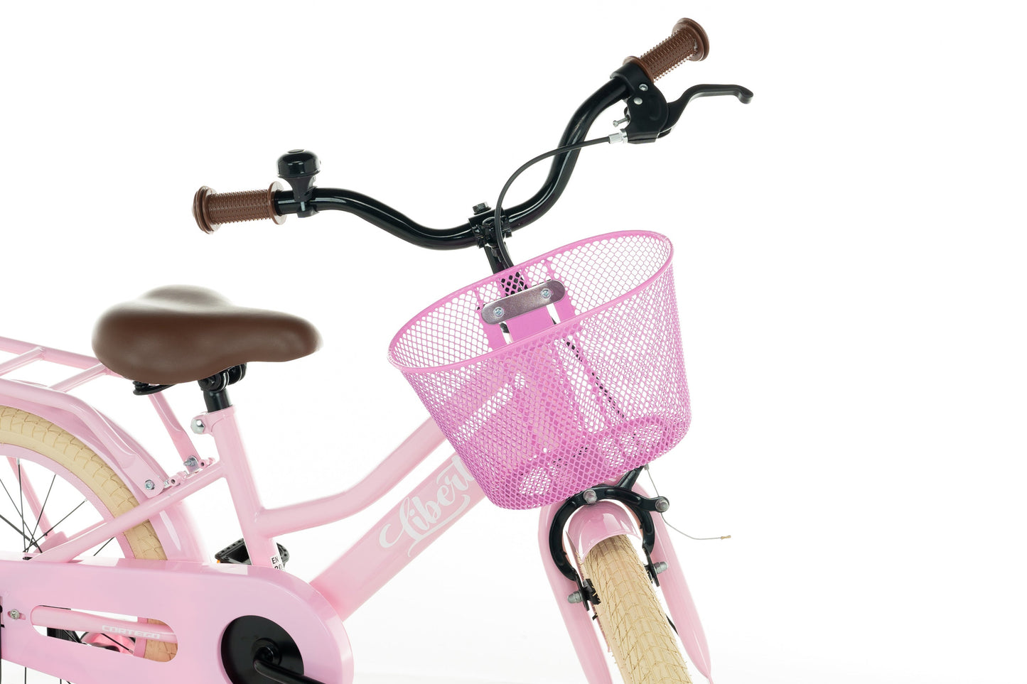 Liberty Mädchenfahrrad Pink 16 Zoll + Korb