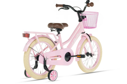 Liberty Mädchenfahrrad Pink 16 Zoll + Korb