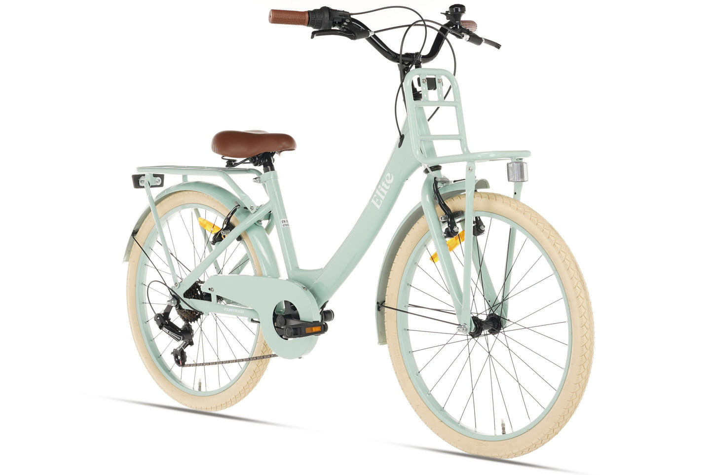 Elite Girls' Bike 22 inch - 7 Gears - Green
