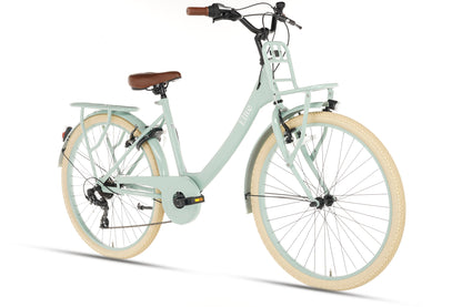 Elite Girls' Bike 24 inch - 7 Gears - Green