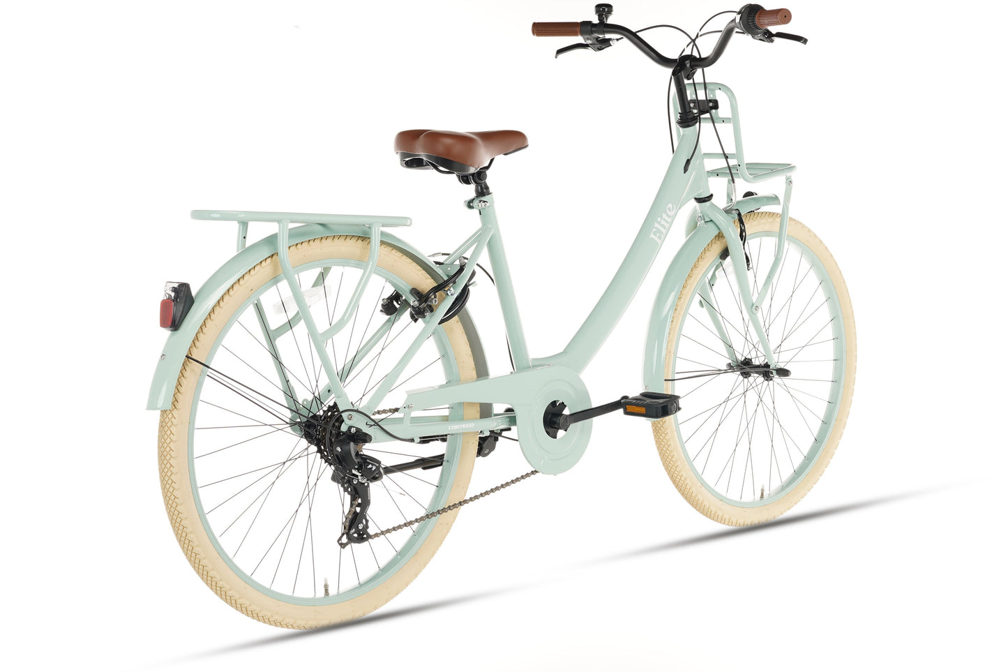 Elite Girls' Bike 24 inch - 7 Gears - Green