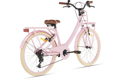 Elite Girls' Bike 22 inch - 7 Gears - Pink