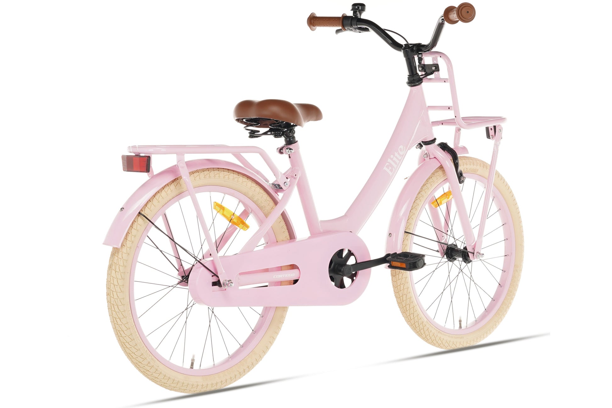 kinderfahrrad 6-8 jahre Mädchenfahrrad 22 Zoll - Elite - Kinderfahrrad - Rosa - 6-8 Jahre