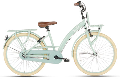 Bella Mädchenfahrrad 24 Zoll 3 Gänge - Grün