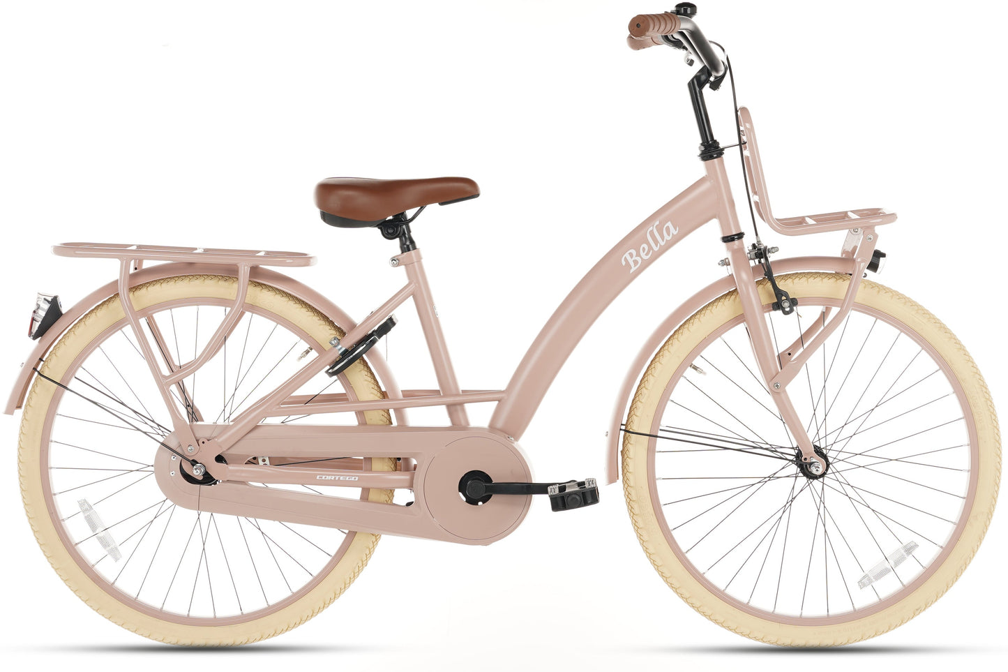 Bella Mädchenfahrrad 24 Zoll Lachs