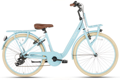Excellent Mädchenfahrrad 24 Zoll - 7 Gänge - Blau