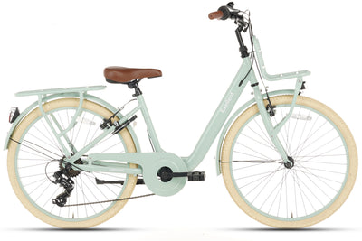 Excellent Mädchenfahrrad 24 Zoll - 7 Gänge - Grün