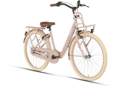 Excellent Mädchenfahrrad 24 Zoll 3 Gänge - Lachs