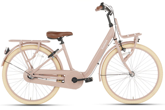 Excellent Mädchenfahrrad 24 Zoll 3 Gänge - Lachs