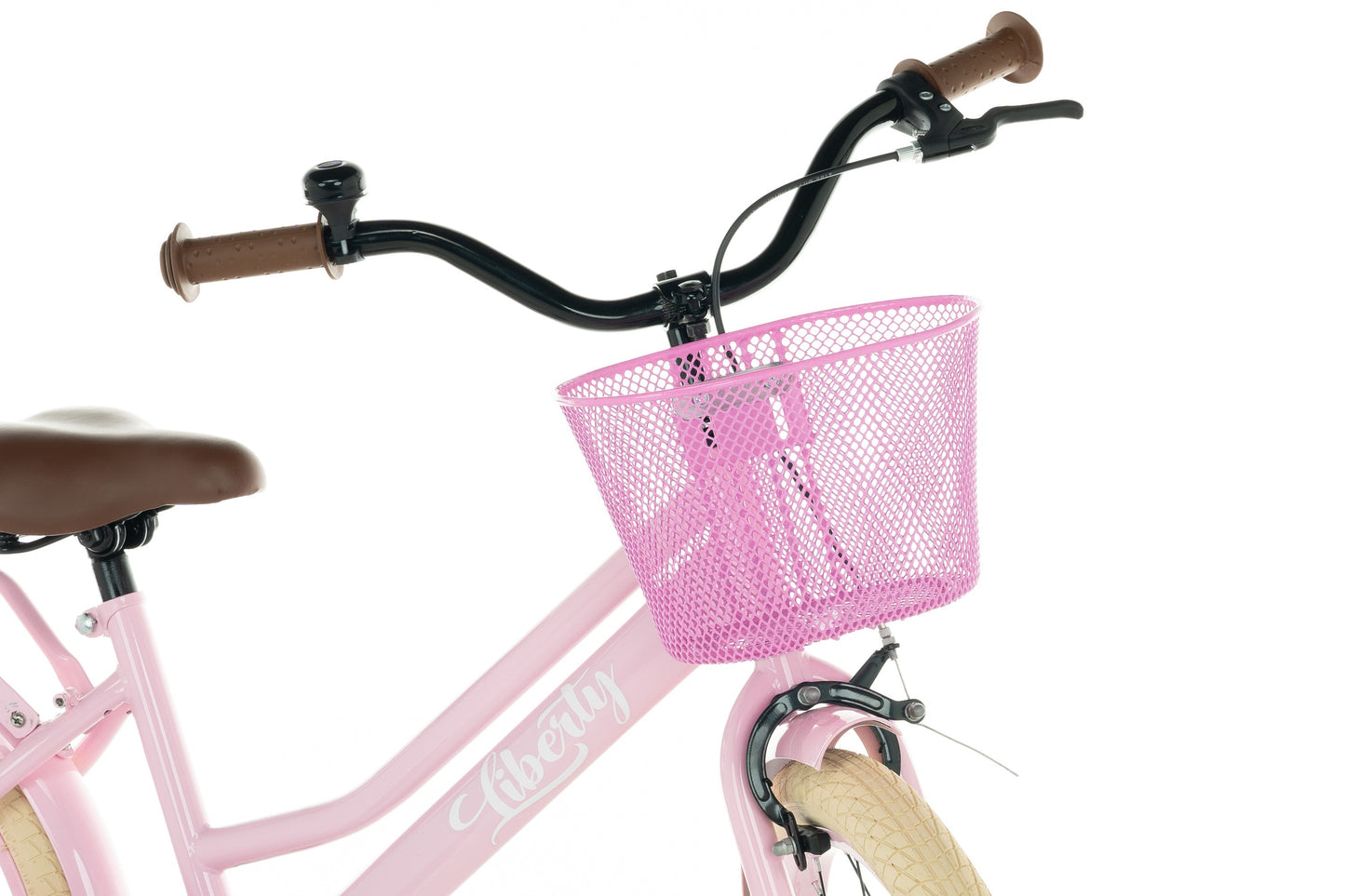 Liberty girls' bicycle Pink 22 inch + basket
