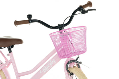 Liberty girls' bicycle Pink 22 inch + basket