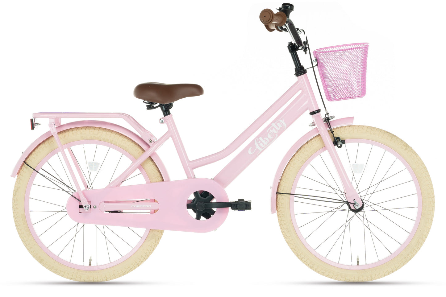 Liberty girls' bicycle Pink 22 inch + basket
