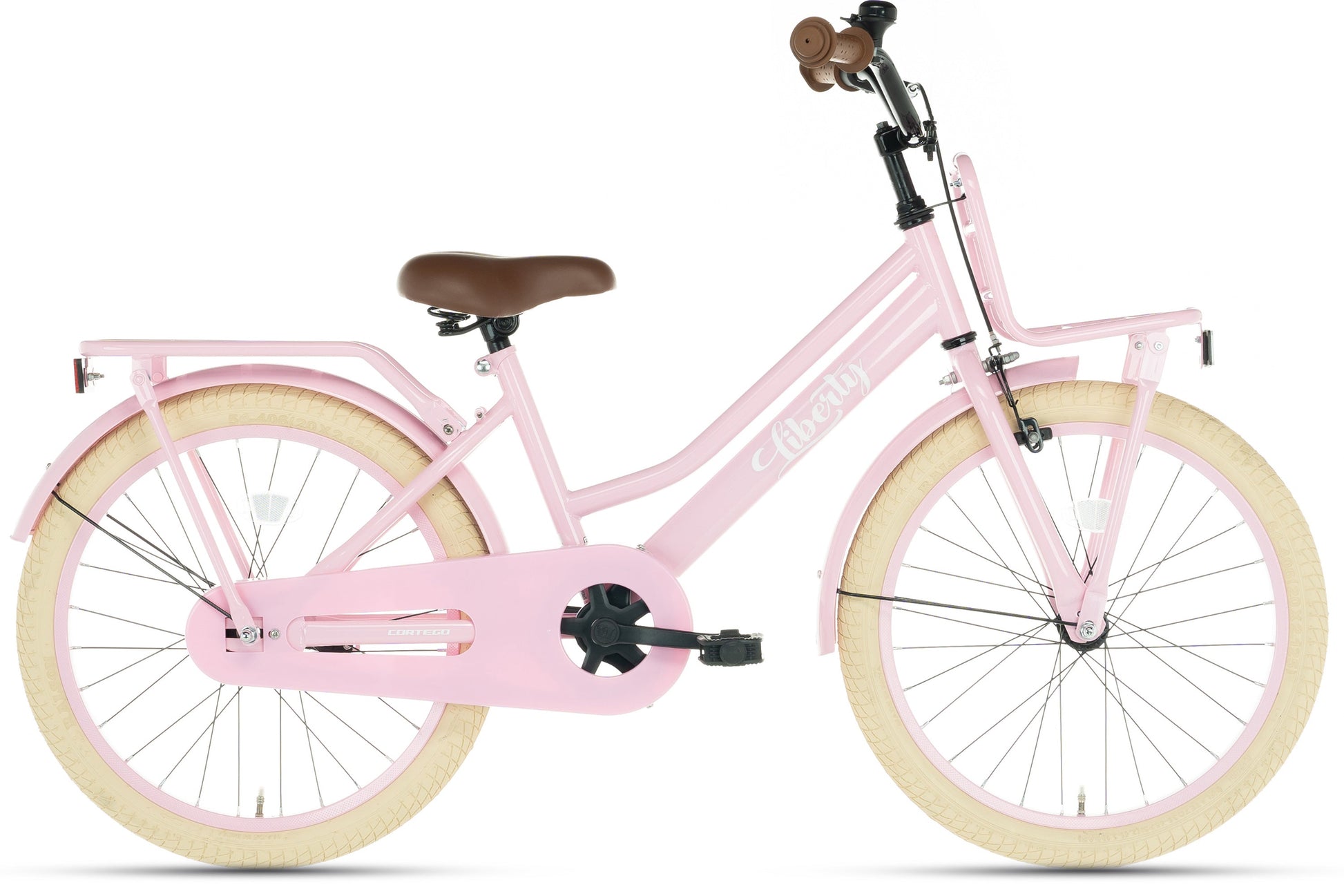 mountainbike 22 zoll mädchen Mädchenfahrrad 22 Zoll Rosa - Cortego Liberty Inkl. Vorderradgepäckträger - Kinderfahrrad
